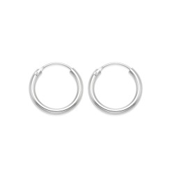PENDIENTES PLATA ARO LISO...
