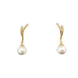 PENDIENTES LARGOS ORQUIDEA...
