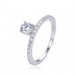 ANILLO SOLITARIO MUJER...