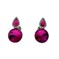 PENDIENTES CORTOS PLATA DE...