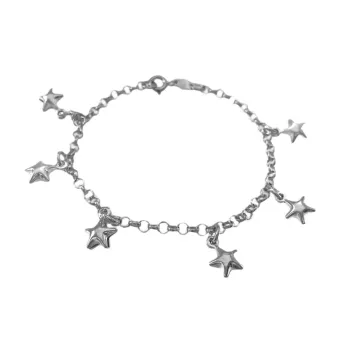 PULSERA ROLO PLATA DE LEY...