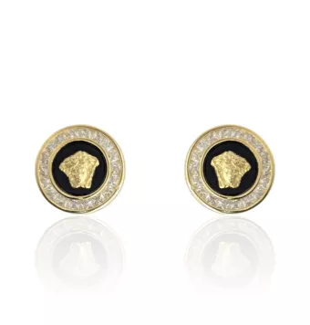 PENDIENTES MEDUSA PLATA DE...