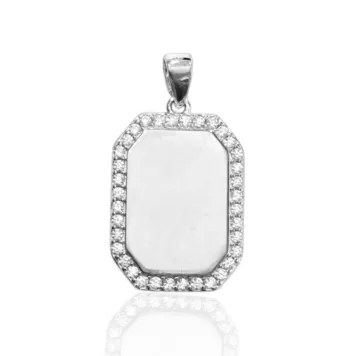 COLGANTE MUJER PLATA DE LEY...