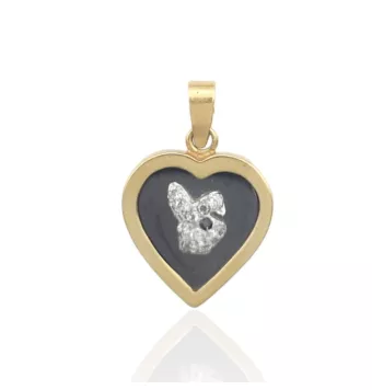 COLGANTE CORAZÓN ORO...