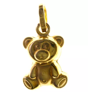 COLGANTE OSO ORO AMARILLO...