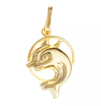COLGANTE DELFIN ORO...