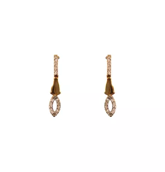 PENDIENTES LARGOS MUJER ORO...