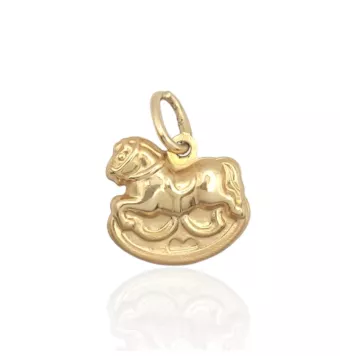 COLGANTE CABALLITO ORO...