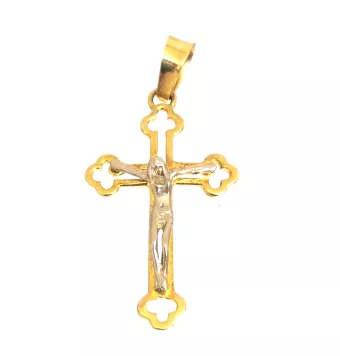 COLGANTE CRUZ ORO AMARILLO...