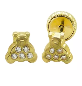 PENDIENTES BEBÉ/NIÑA ORO...