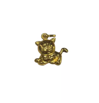 COLGANTE GATO ORO AMARILLO...