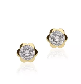 PENDIENTES BEBÉ/NIÑA ORO...