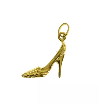 ZAPATO TACON ORO ALTO 19 MM