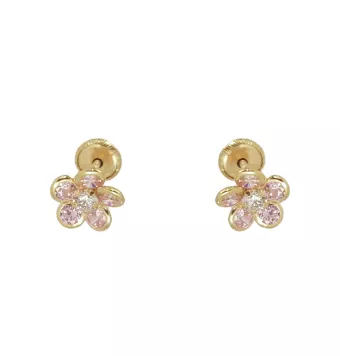 PENDIENTES BEBÉ/NIÑA ORO...