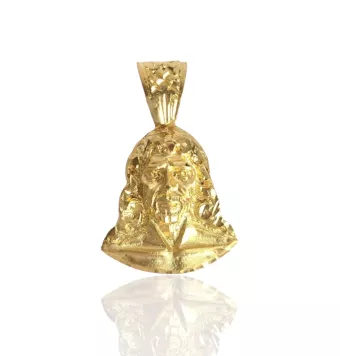 COLGANTE CABEZA CRISTO ORO...