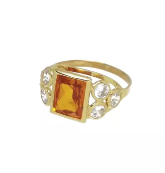 SORTIJA ORO AMARILLO PIEDRA...