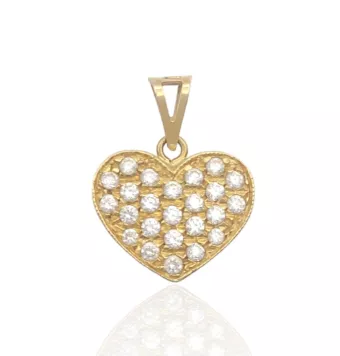 COLGANTE CORAZÓN MUJER ORO...