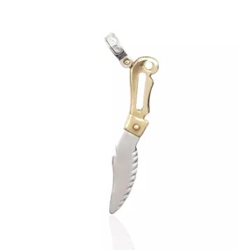 COLGANTE ORO BICOLOR 18...