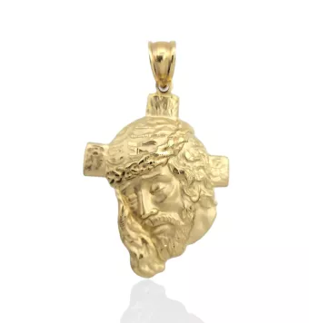 COLGANTE CABEZA CRISTO ORO...