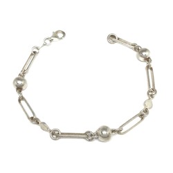 PULSERA PLATA ESLABONES...