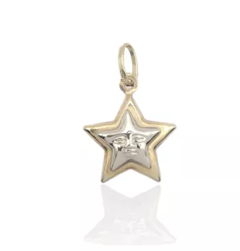 COLGANTE ESTRELLA ORO 18...