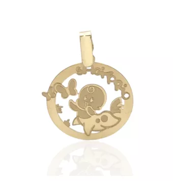 COLGANTE MEDALLA ORO...