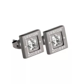 PENDIENTES LESTOR ACERO 316...