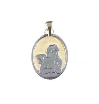 COLGANTE MEDALLA BEBÉ ORO...