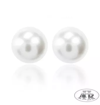 PENDIENTES PERLA PLATA DE...