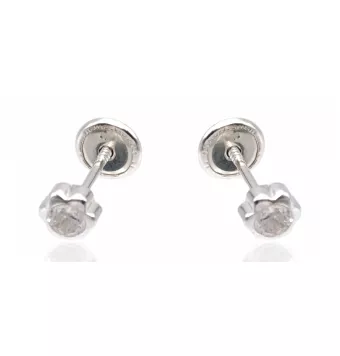 PENDIENTES NIÑA PLATA DE...