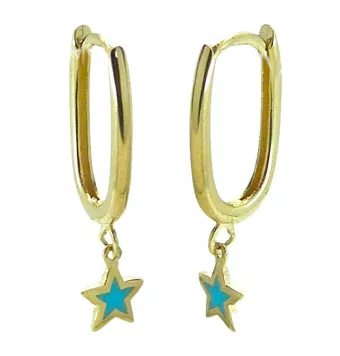 PENDIENTES MUJER ORO...