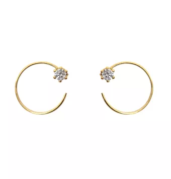 PENDIENTES MUJER ORO...