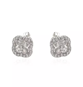 PENDIENTES MUJER ORO BLANCO...