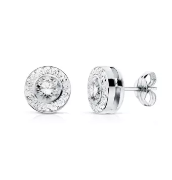 PENDIENTES CHATÓN MUJER ORO...