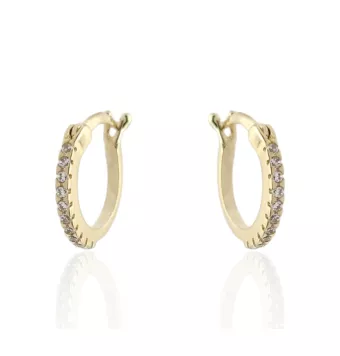 PENDIENTES ARO MUJER ORO...
