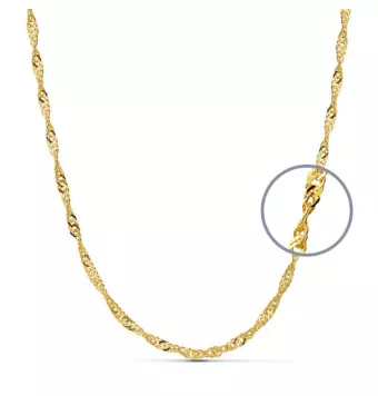 CADENA DE ORO AMARILLO 18...