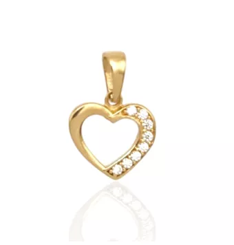 COLGANTE CORAZÓN MUJER ORO...