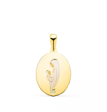 COLGANTE MUJER ORO AMARILLO...