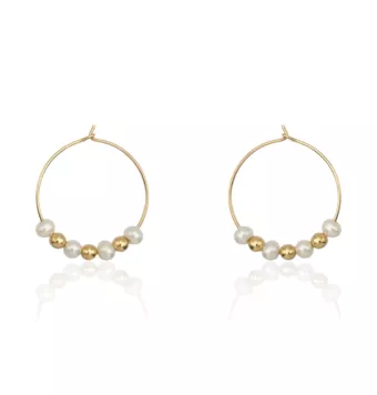 PENDIENTES ARO MUJER ORO...