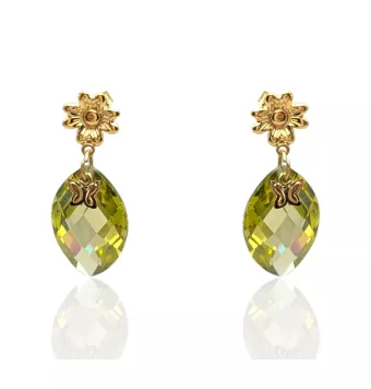 PENDIENTES LARGOS MUJER ORO...
