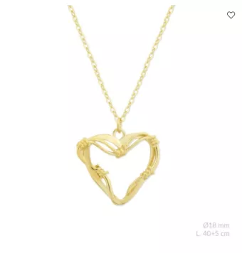 GARGANTILLA MUJER CORAZON...