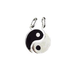 COLGANTE PLATA DOBLE YIN...